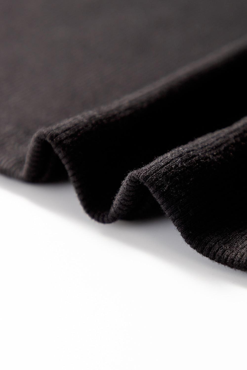 Long Sleeve Tops | Women Black Floral Lace Patchwork Long Sleeve Slim Top