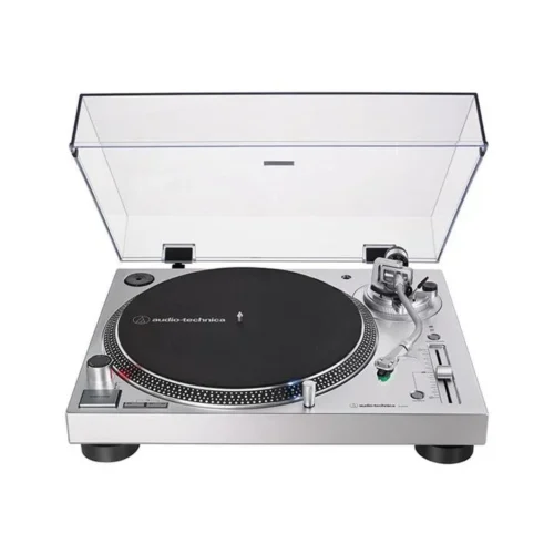 audio-technica-at-lp120xusb-Direct-Drive Turntable, Silver (Analog & USB)