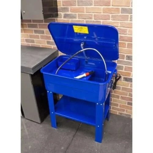 eastwood-20 Gallon Parts Washer Cabinet Electric Solvent Pump Automotive Parts Washer Cleaner