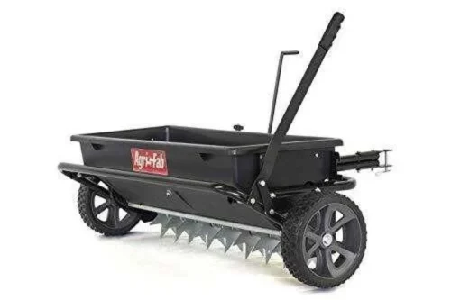 100 lb. Tow Spiker/Seeder/Spreader, Black